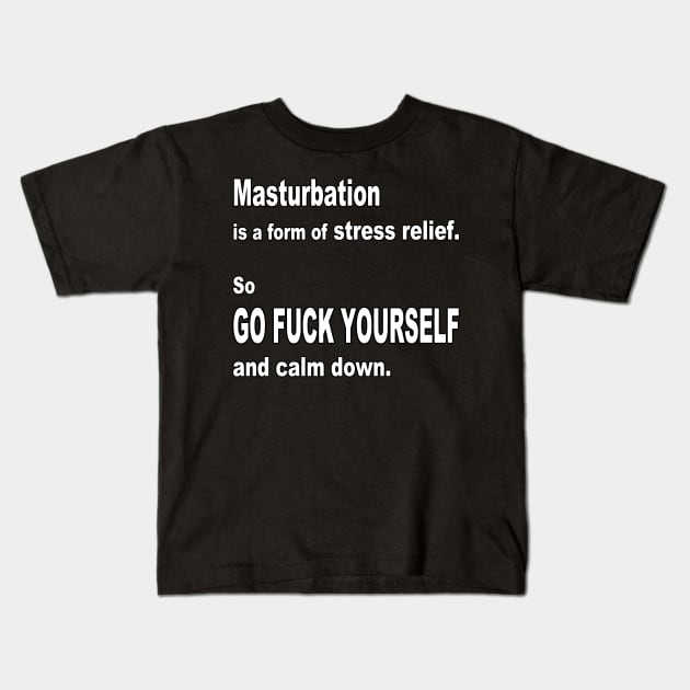 Stress Relief Kids T-Shirt by media319